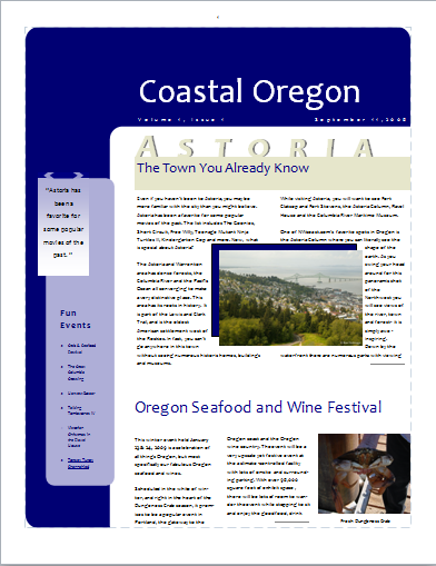Travel Oregon Brochure